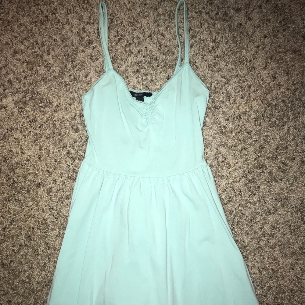 Light aqua colored dress from Forever 21